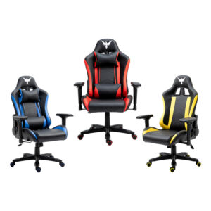 Cadeira Gamer Raven X-10 Estrutura de Metal, braço 2D Encosto reclinável até 180 Graus Preta - Flexinter